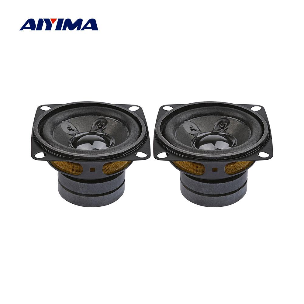 Aiyima 2pcs 2 inch loa di động lái xe 4 8 ohm 10w toàn bộ âm thanh loa âm thanh nhà hát nhà DIY DIY Color: 8 Ohm Speaker Woofer Size/Full-Range Size: 2"