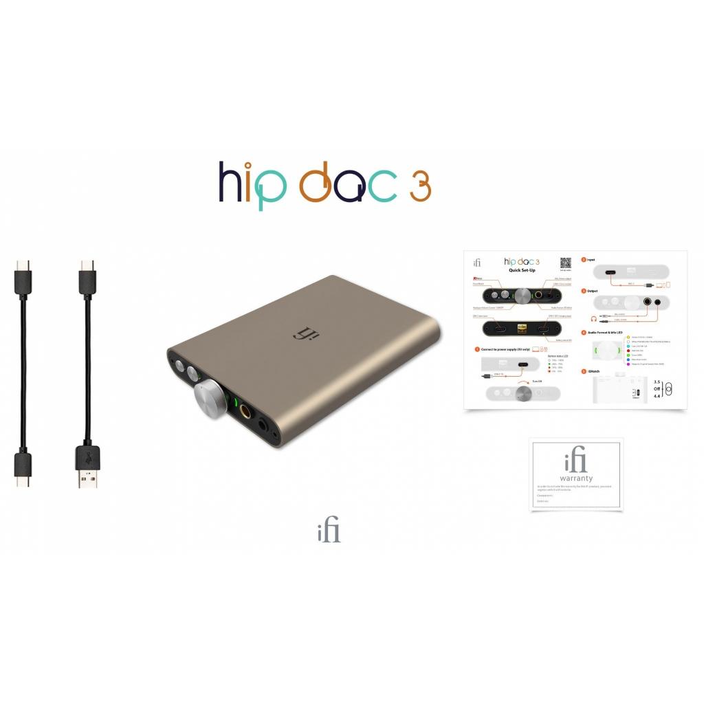 Bộ Giải Mã Portable DAC/AMP iFi Hip Dac 3 - Hàng Chính Hãng - Bảo Hành 12 Tháng