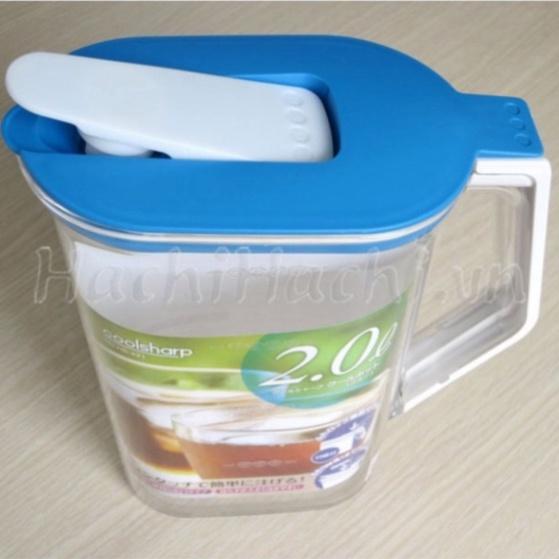 - Bình đựng nước cao cấp 2L nắp xanh PEARL METAL NỘI ĐỊA NHẬT BẢN