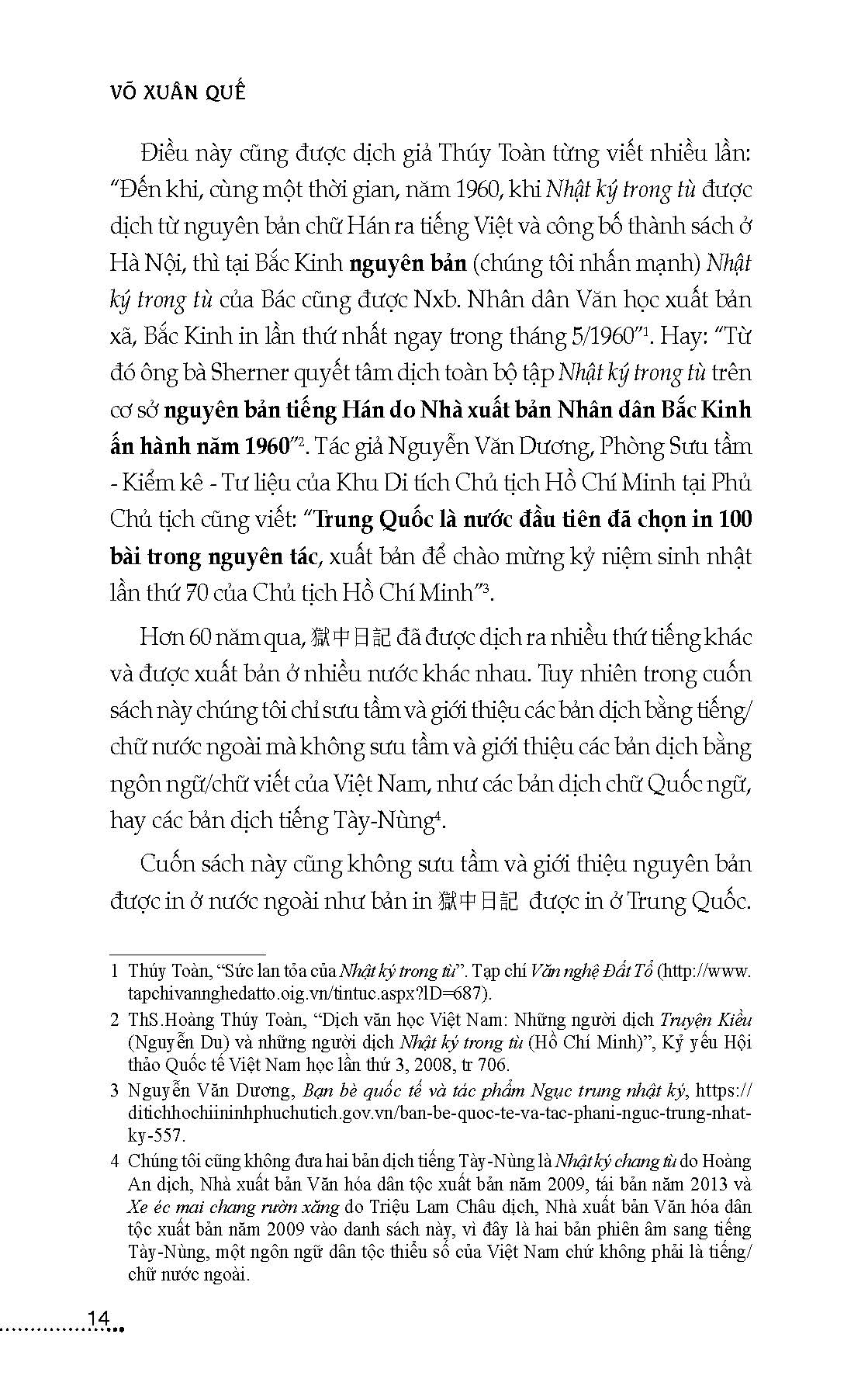Nhật Ký Trong Tù Bằng Tiếng Nước Ngoài