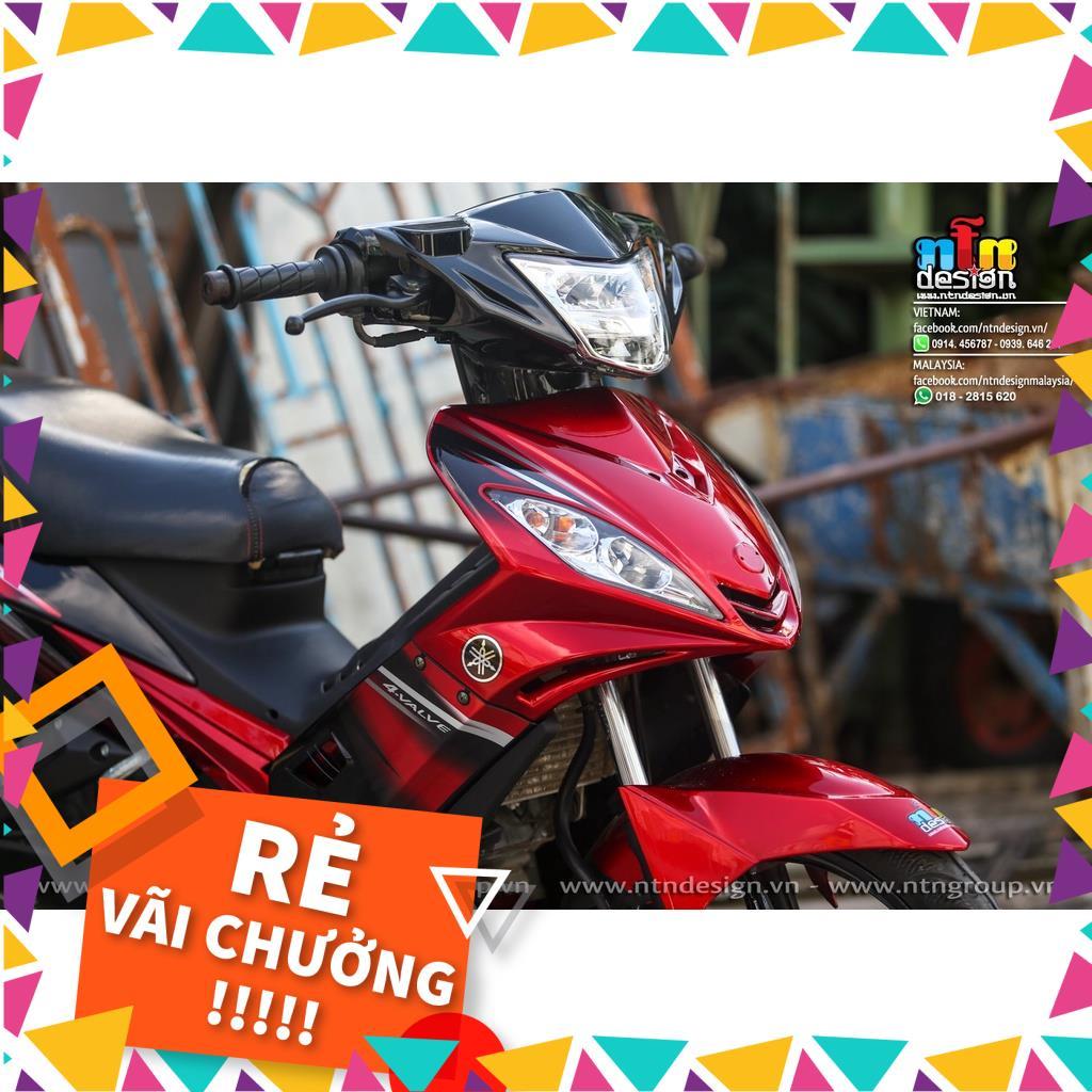 Tem Rời Exciter 2009 Mẫu 135 LC Đỏ Đen