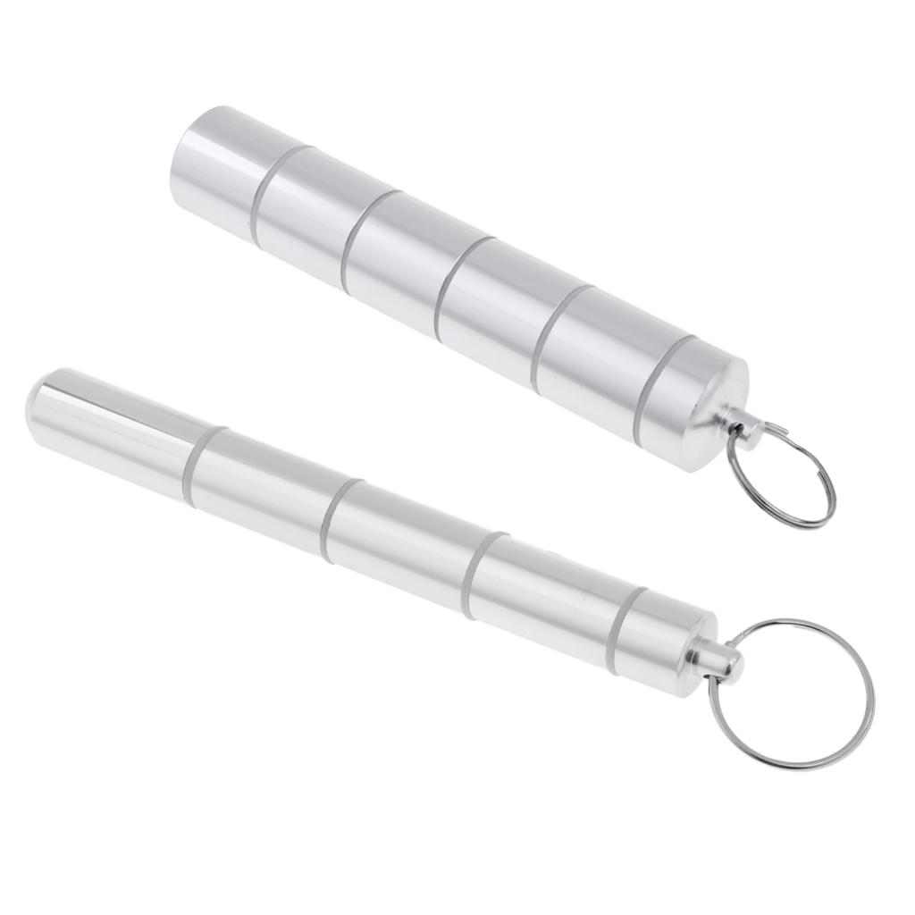 Waterproof Aluminum Pill Box Drug Keychain Container