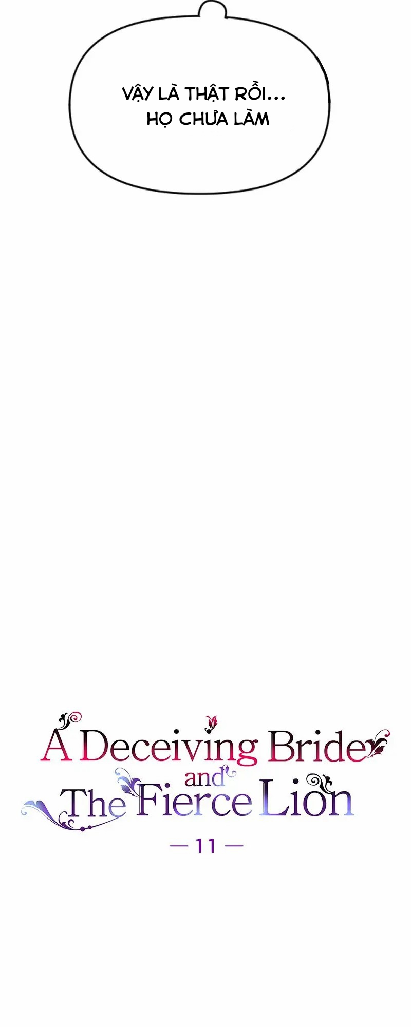 cô dâu lừa dối và chàng sư tử hung dữ chapter 11.1 7