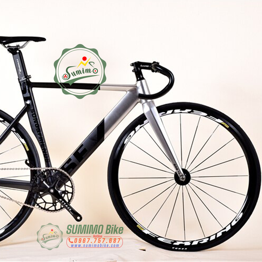 Bánh bộ nhôm LEGEND Fexring 700c 3cm xe Fixed Gear