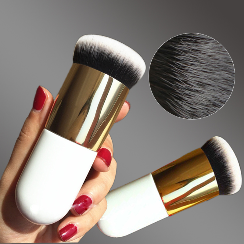 New Chubby Pier Foundation Brush Flat Cream Makeup Brushes Professional Cosmetic Make-up Tool
