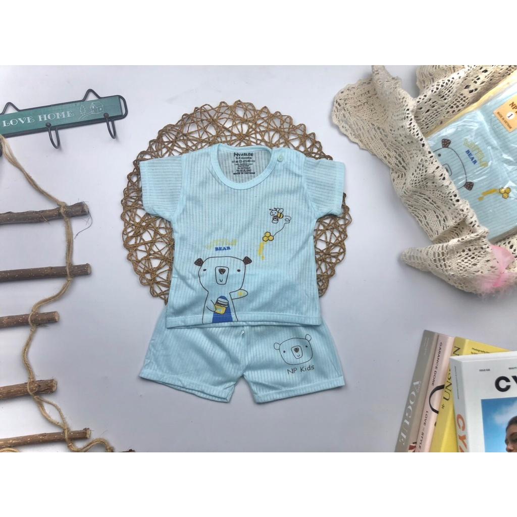 Coton Sọc đẹp - Sét 10 Bộ quần áo trẻ em- Chât mềm mịn- mát- co giãn