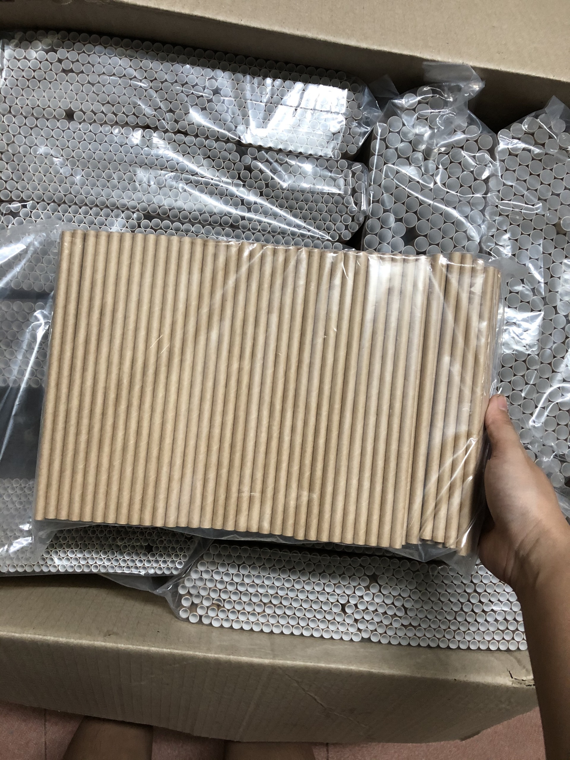 Ống hút giấy các size nặng 0,5kg/túi