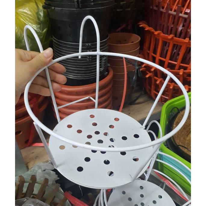 Móc tròn treo chậu hoa ban công đk 20-23cm