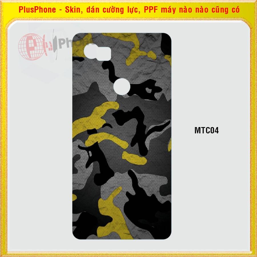 Dán Skin mặt sau cho Google Pixel, Pixel XL, Pixel 2, 2XL màu matrix camo