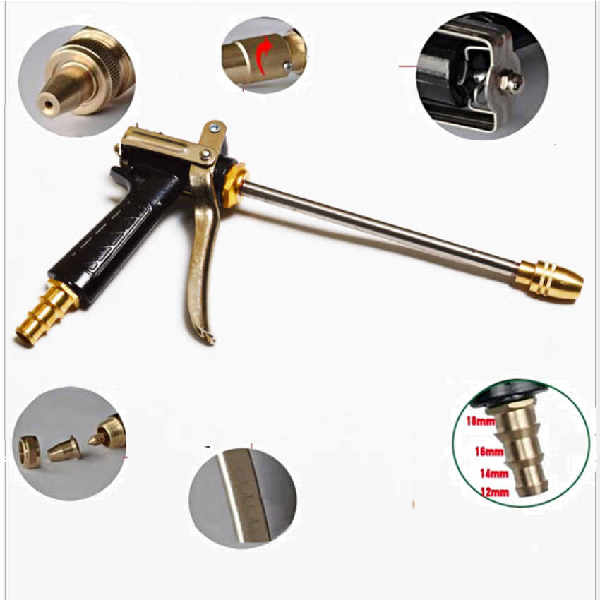 ️️ Súng Vòi Xịt Rửa Xe Chuyên Nghiệp Tăng Áp Lực Nước 300% 206318