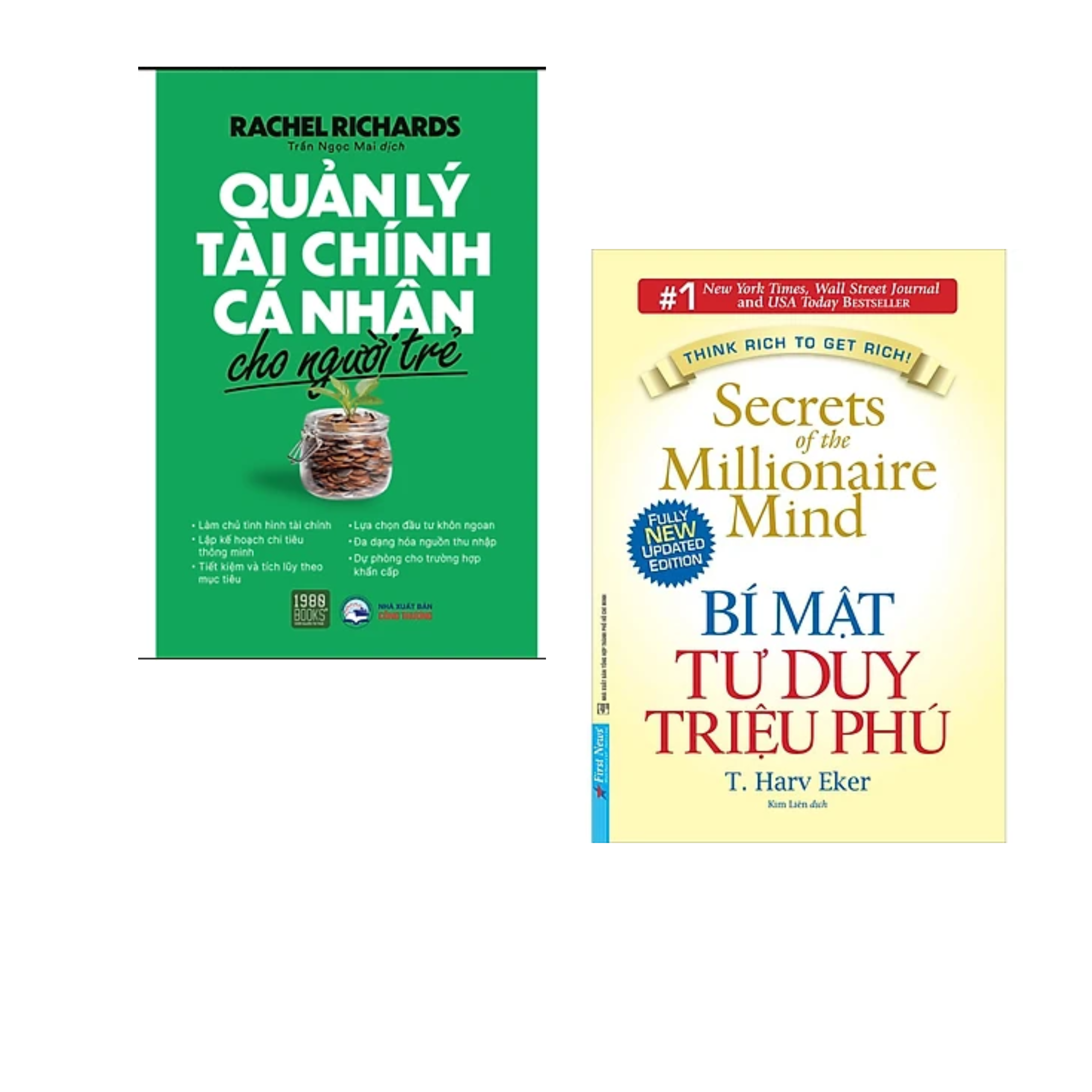 Combo 2 Cuốn Sách Tư Duy Trong Kinh Doanh / Quản Lí Tài Chính : Quản Lí Tài Chính Cá Nhân Cho Người Trẻ + Bí Mật Tư Duy Triệu Phú (Tái Bản)