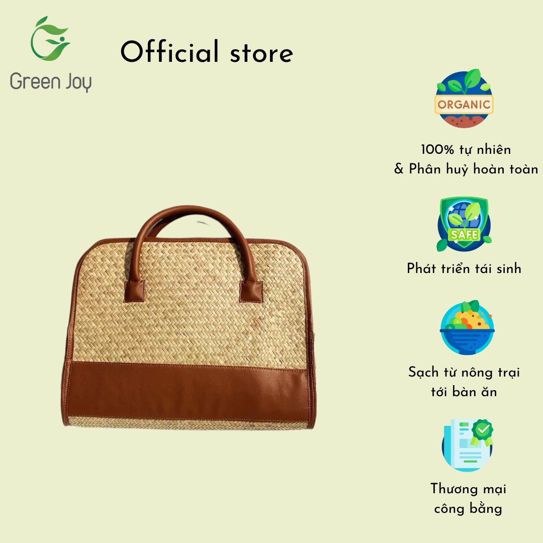 Túi đựng laptop cỏ bàng Green Joy