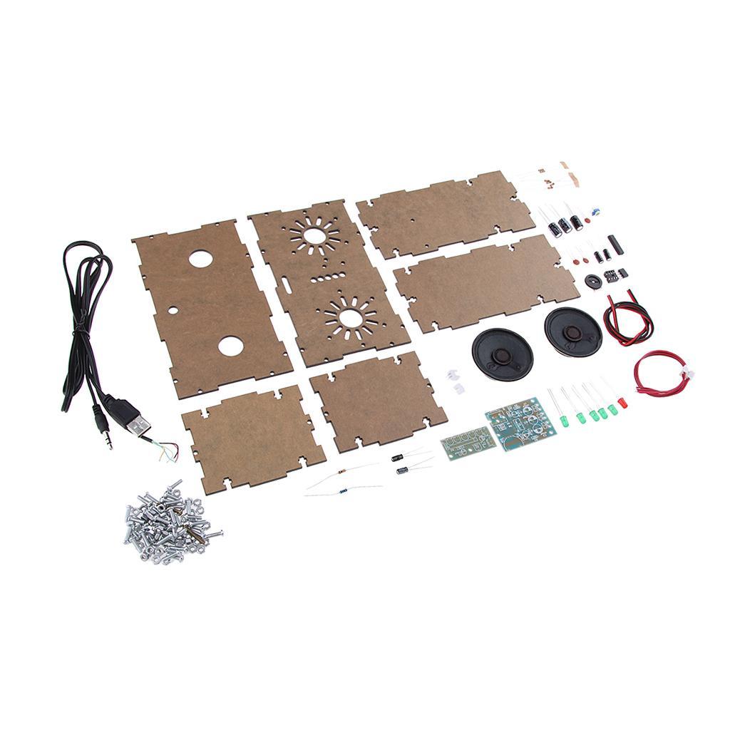 DA2822M Power Amplifier Kit KA2284 Level Indicator Module Board DIY Kit