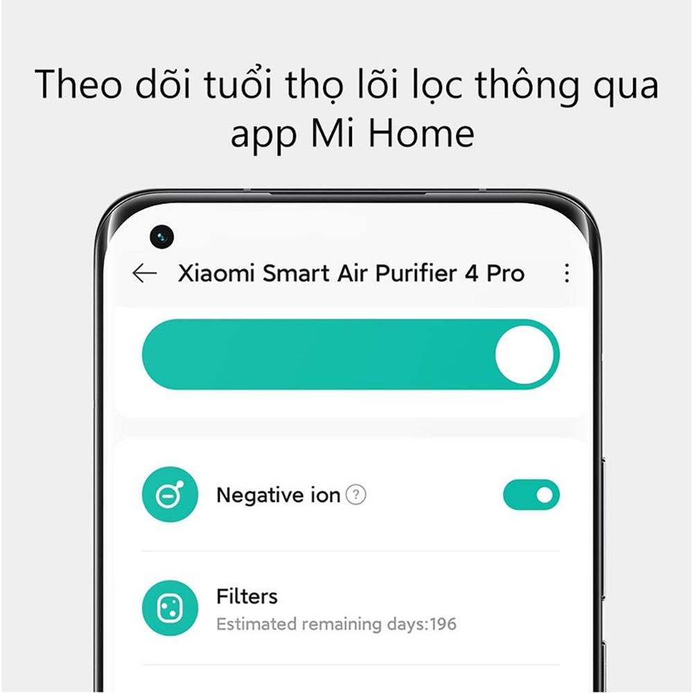 Bản quốc tế Máy lọc không khí Xiaomi 4 Pro( bản quốc tế ) - Hàng nhập khẩu