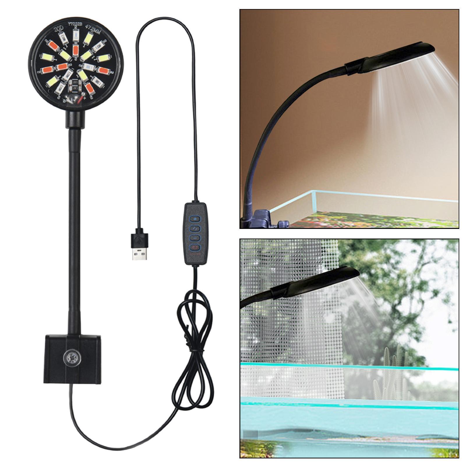 LED Aquarium Light Fish Tank Light for Freshwater Tank Landscape Accessories