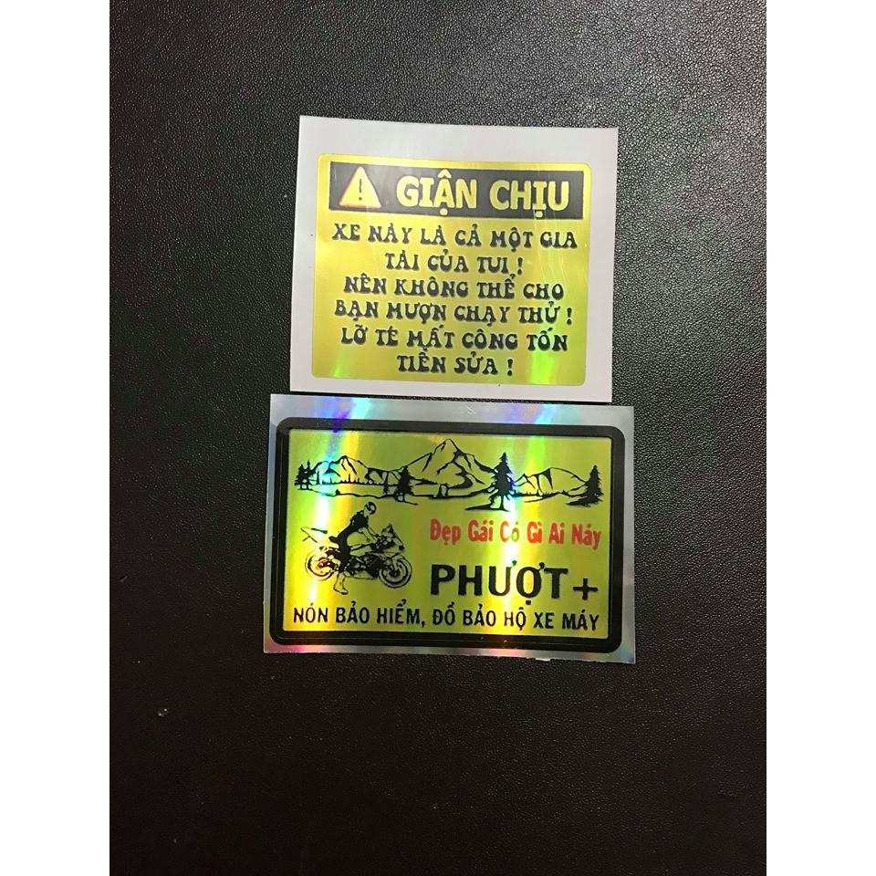 DDXM-V3/1- TEM CẢNH BÁO DÁN ĐUÔI XE