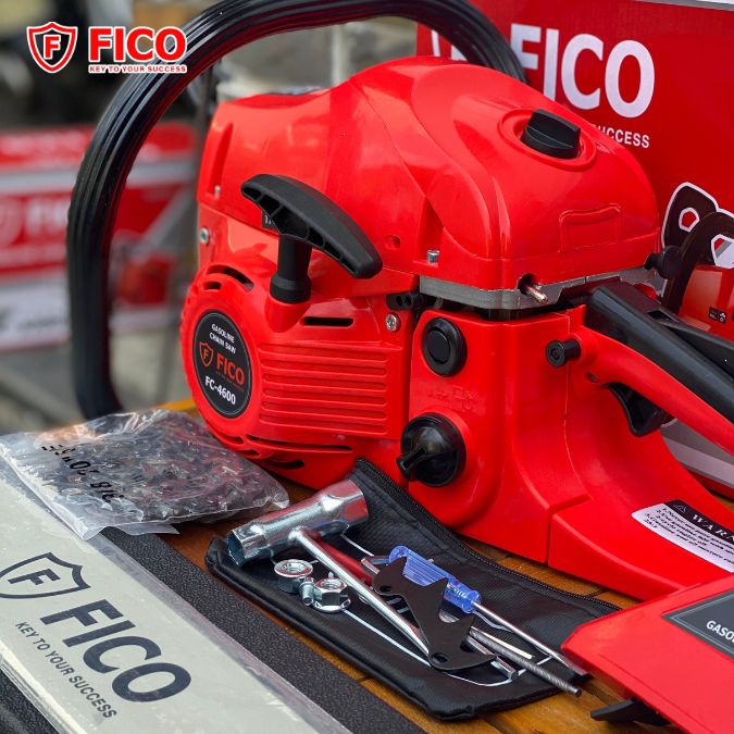 MÁY CƯA XÍCH CHẠY XĂNG 2 THÌ 2.4HP 45CC FC-4600 FICO - HÀNG CHÍNH HÃNG