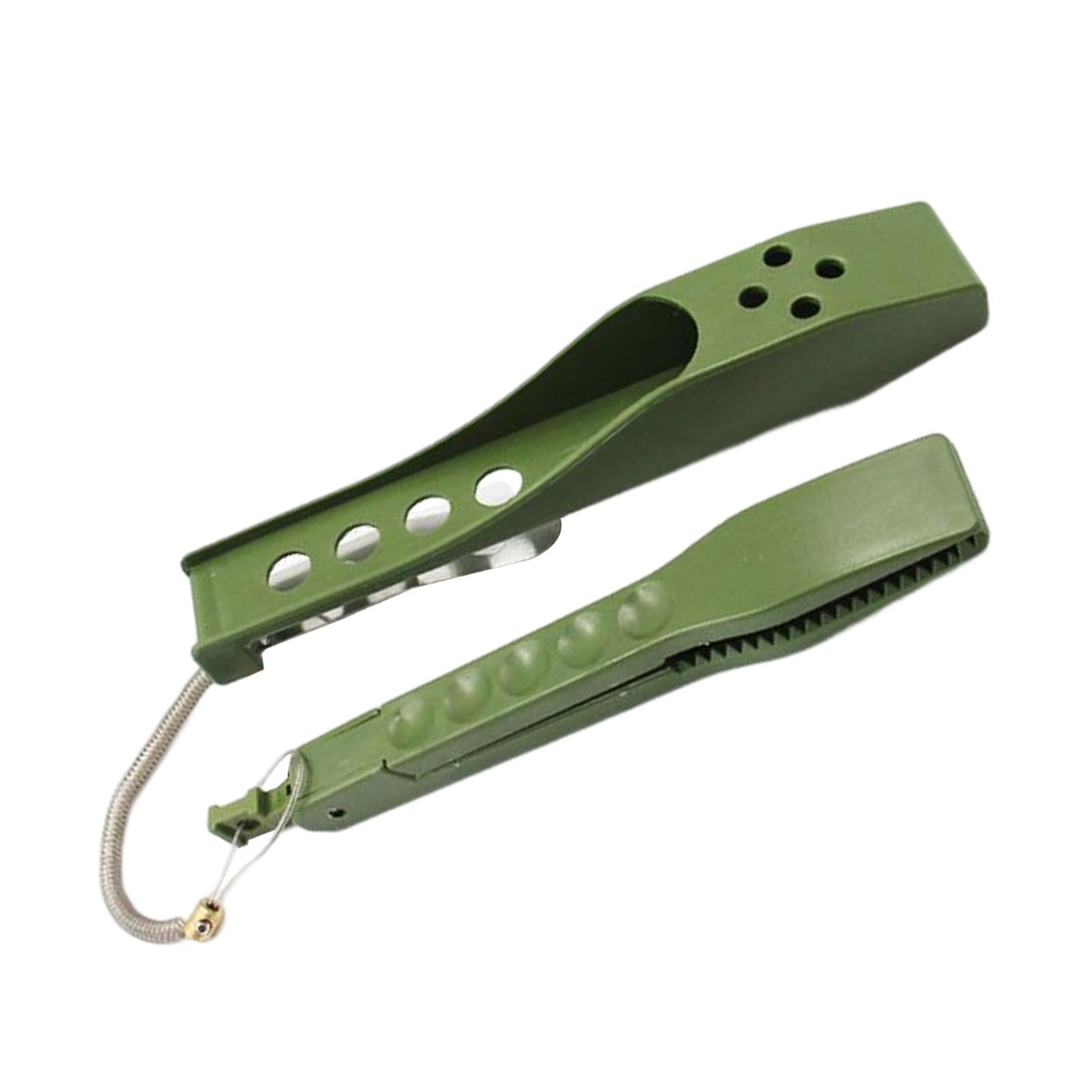 Portable Fish Lip Gripper with Rope Controller Fish Holder Fish Catcher Fishing Gear