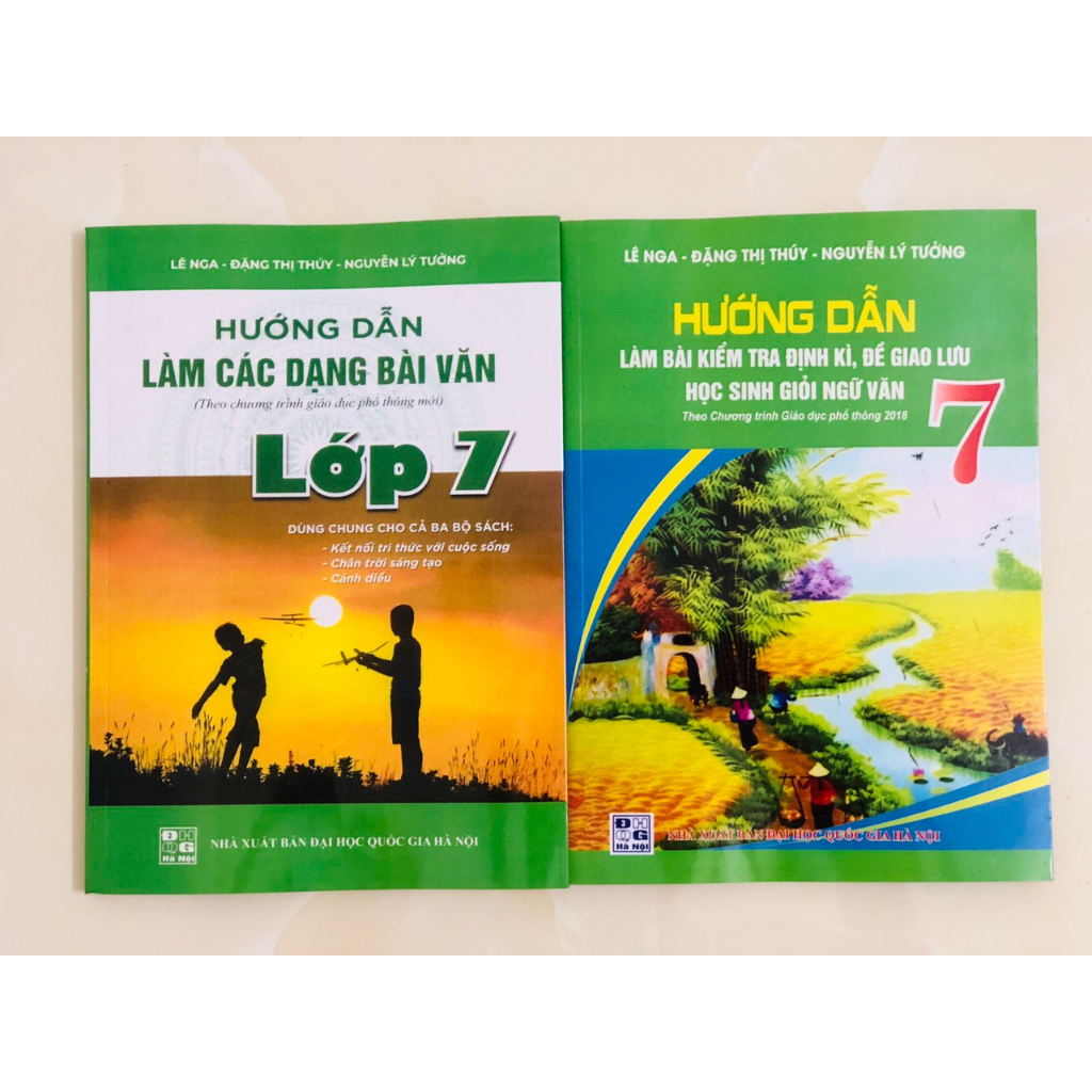 Sách - Hướng dẫn làm bài kiểm tra định kì, đề giao lưu học sinh giỏi ngữ văn 7 - Theo chương trình GDPT 2018