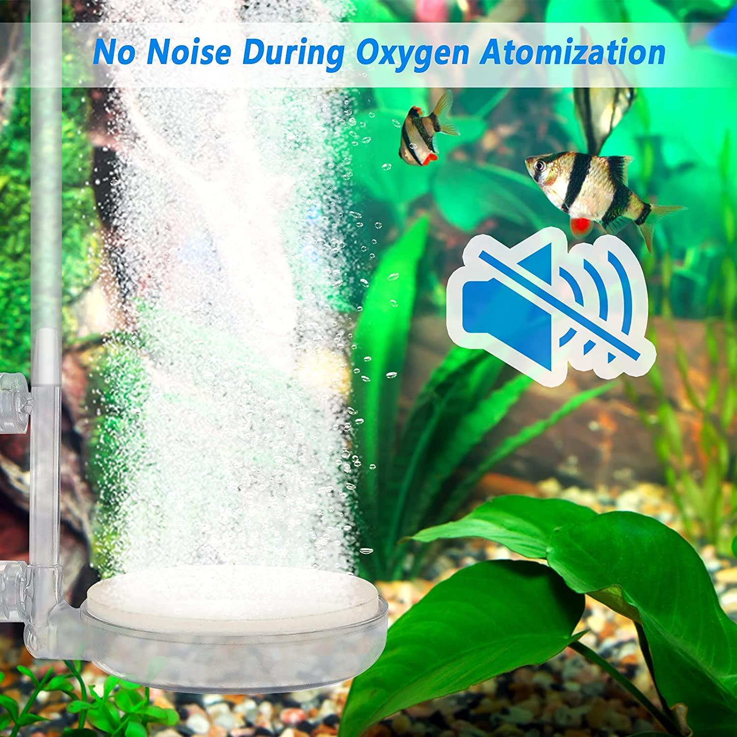 1 Cái Bong Bóng Đá Bể Cá Nano Không Đá Bể Cá CO2 Khuếch Tán Atomizer Bể Cá Lọc Không Khí Cung Cấp Oxy Cho Cá Trong Bể Cá