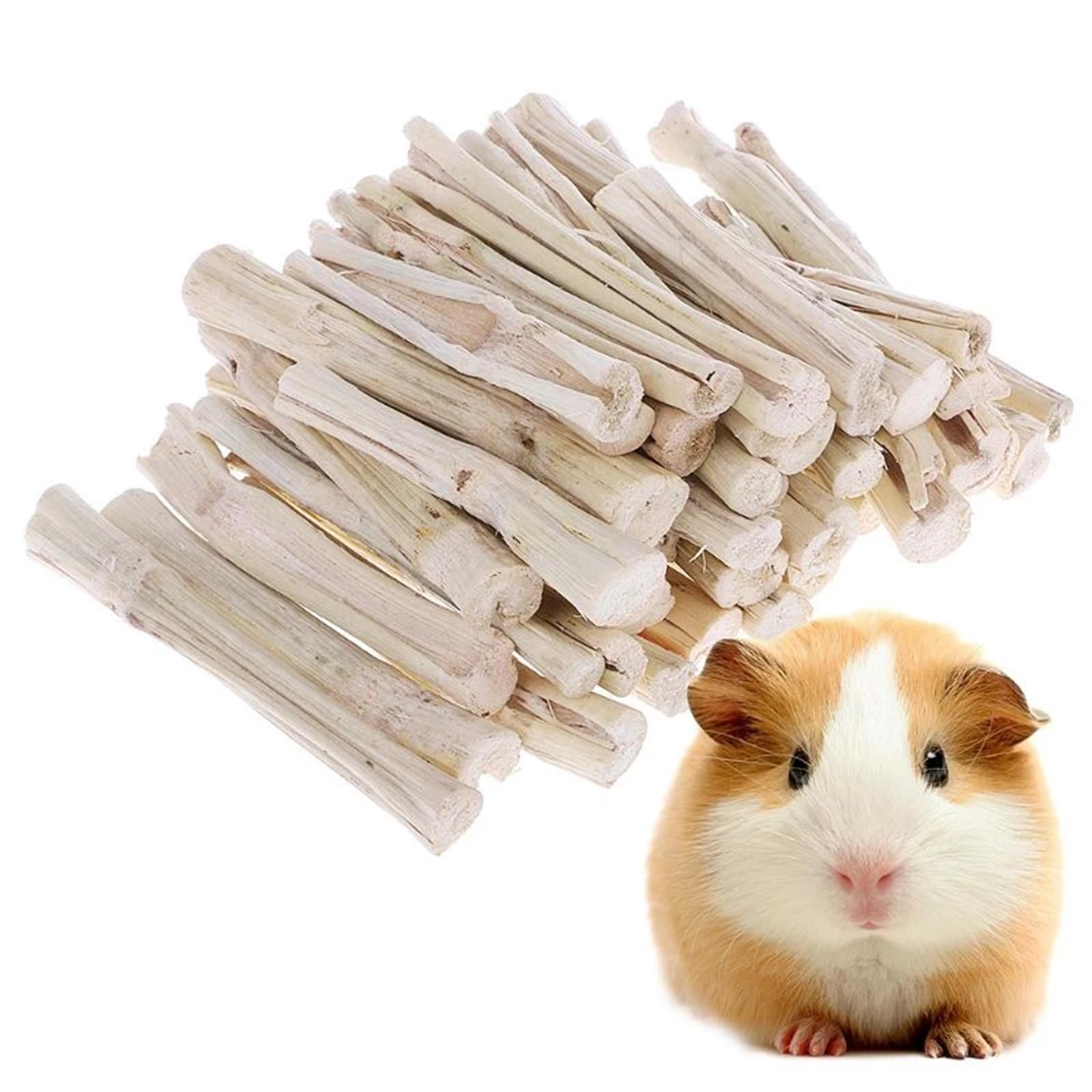 Rabbit Chew Toys Playing Snacks Bamboo Natural Hamster Molar Toys