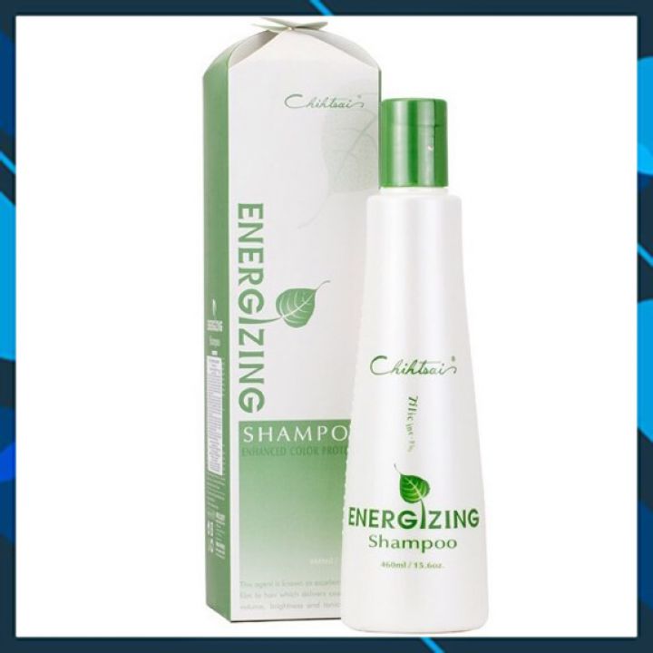 Dầu gội trà xanh CHIHTSAI Energizing shampoo phục hồi tái tạo tóc hư tổn 460ml