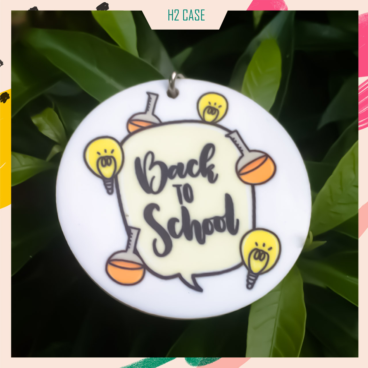 Móc khóa mica in logo lớp, hội nhóm