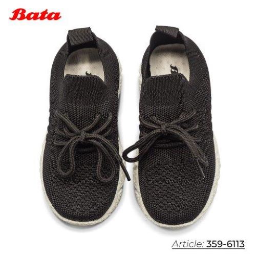 Giày sneaker trẻ em Thương hiệu Bata màu đen 359-6113