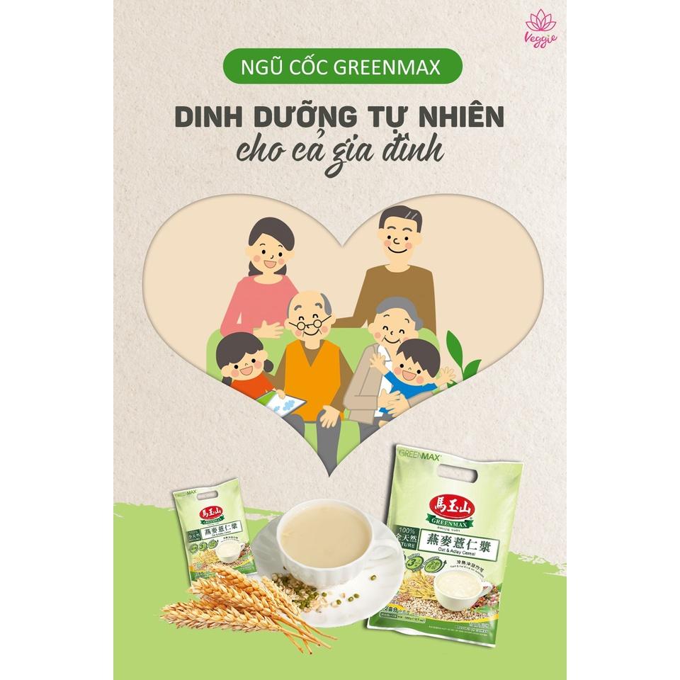 Ngũ cốc yến mạch &amp; Adlay (bobo) Greenmax 360gr - Oat &amp; Alday Cereal