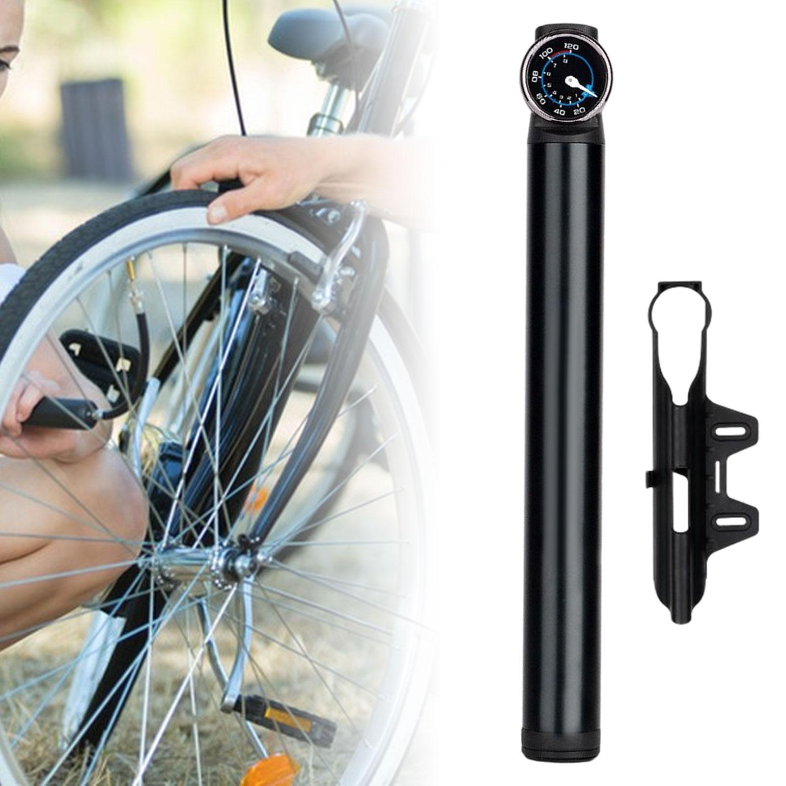 Mini Bike Pumps hand Pump Portable High Pressure Mount Bracket Small Tire Inflator Max 120PSI for Mountain Bike Outdoor Cycling