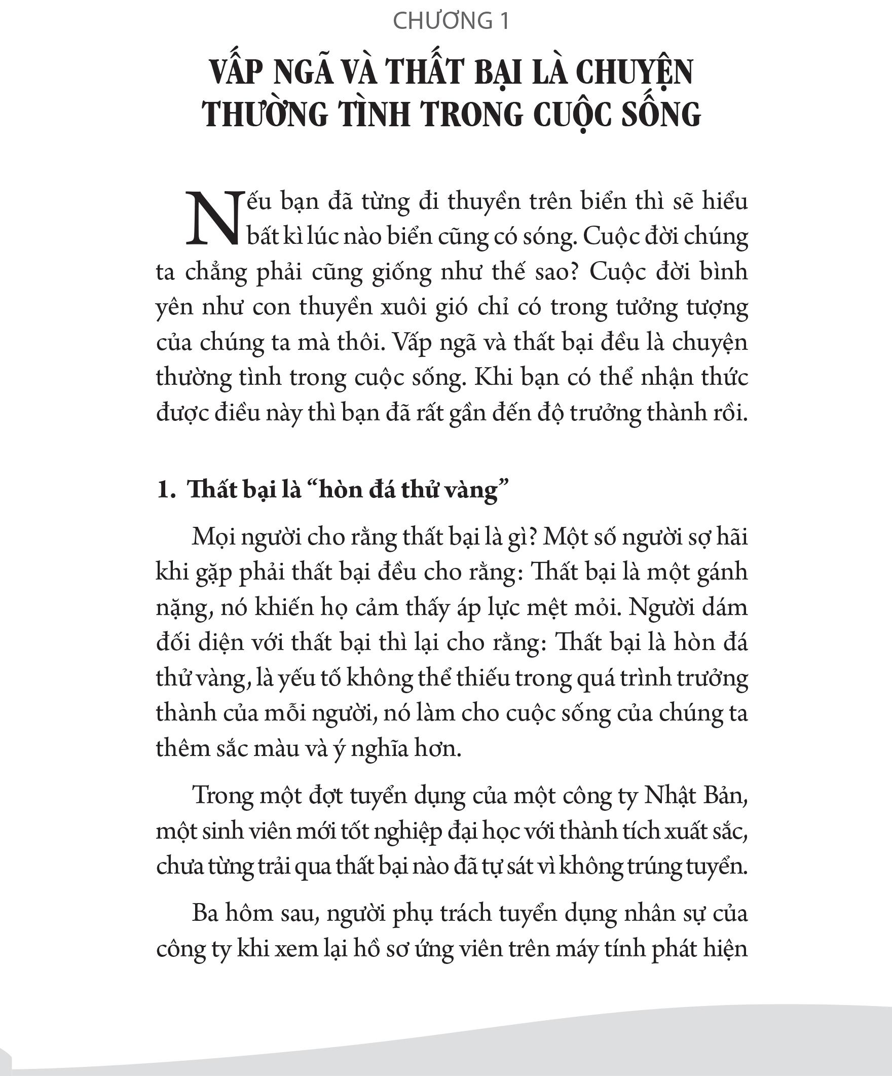 Sách Mỗi Lần Vấp Ngã Là Một Lần Trưởng Thành