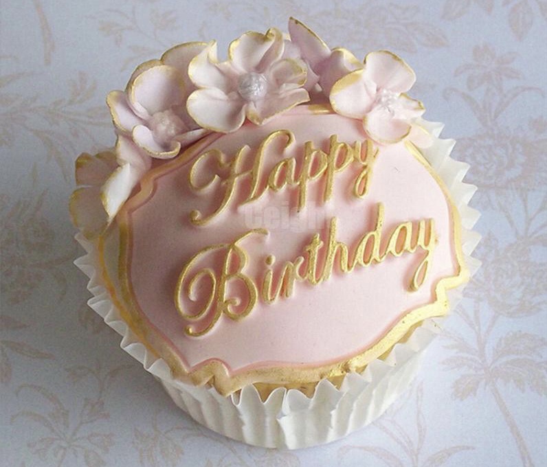 Khuôn silicon Happy Birthday