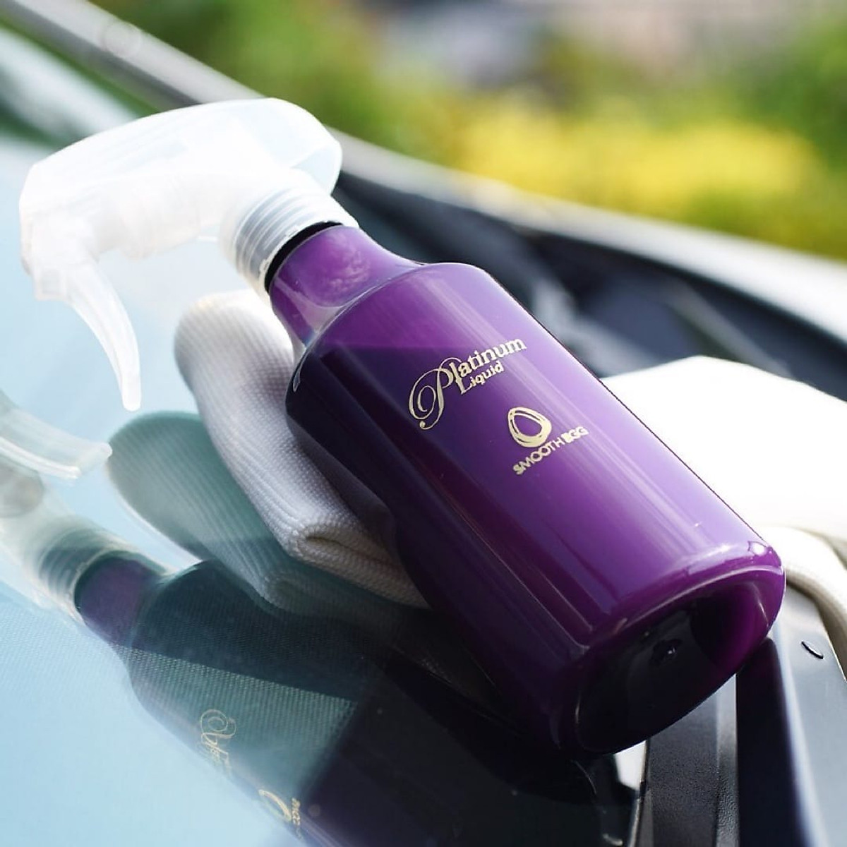 CHAI XỊT PHỦ BÓNG, PHỦ NANO SƠN ÔTÔ CAO CẤP SMOOTH EGG PLATINUM LIQUID W-522