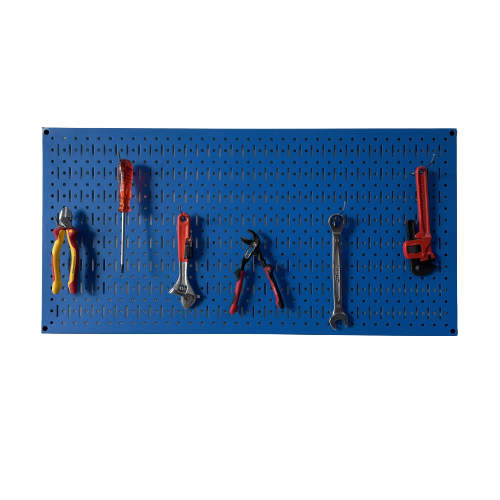 Tấm lưới Pegboard xanh dương mờ treo tường đa năng FABINA