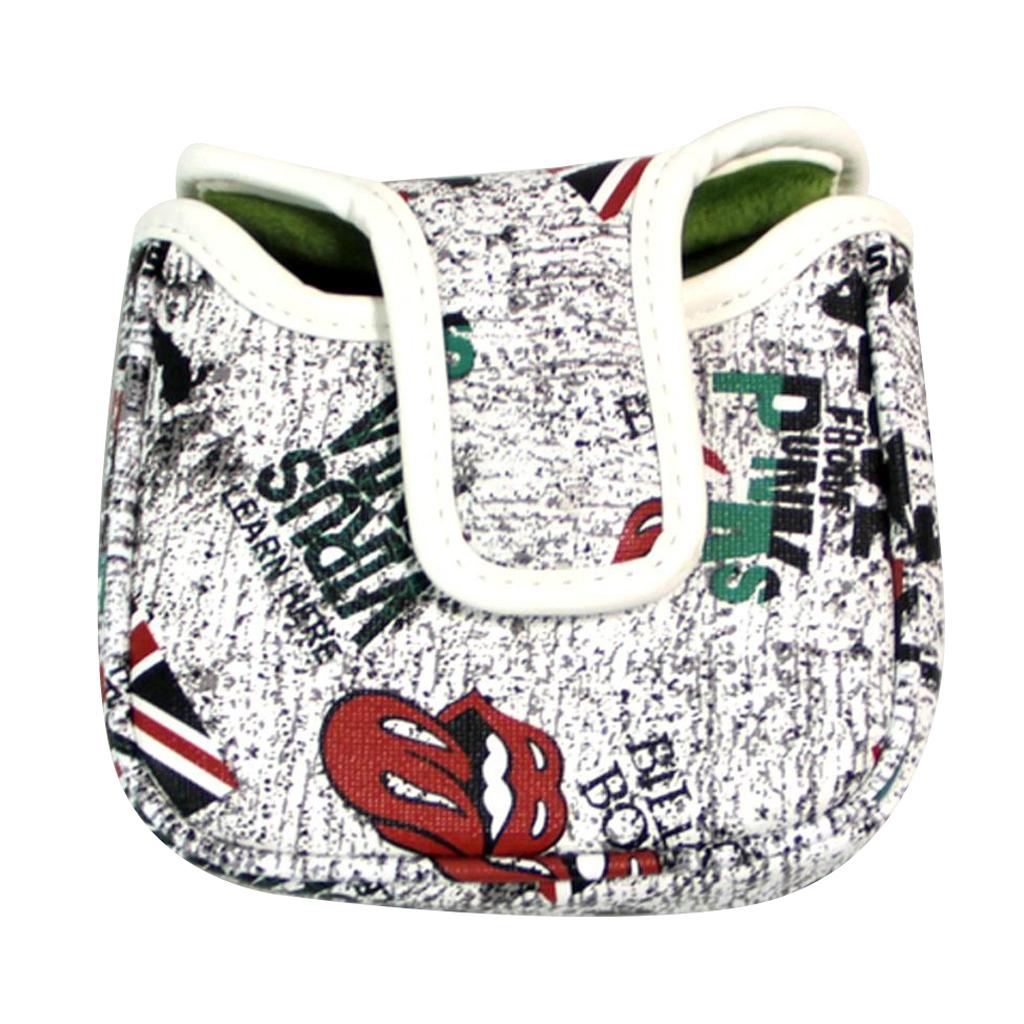 Golf Putter Head Cover Golf Mallet Headcover Protector Square Sleeve