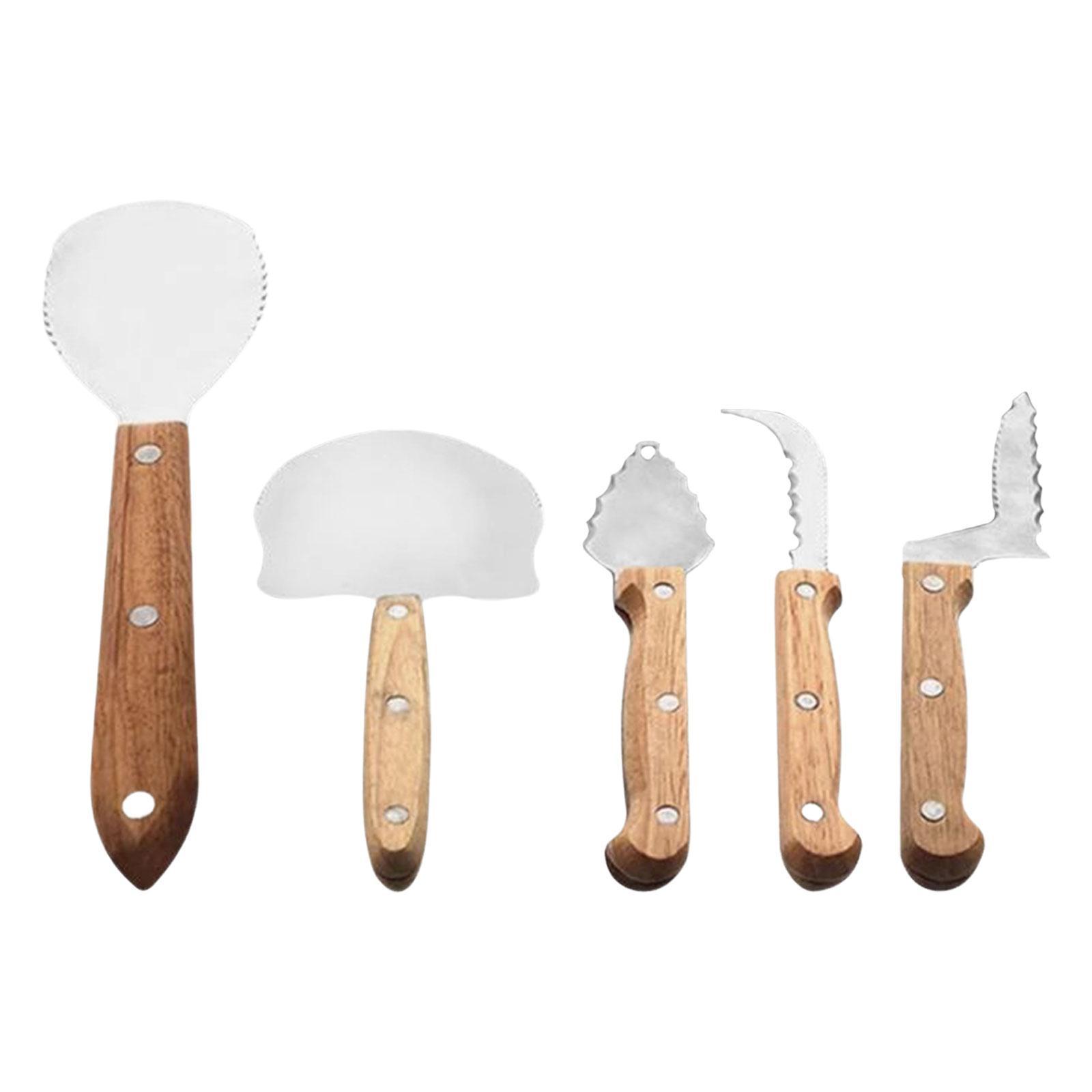 5x Halloween Pumpkin Carving Tools Sculpting Durable Multipurpose Tool Pumpkin Carver Carving Cutter for Holiday Home Beginner