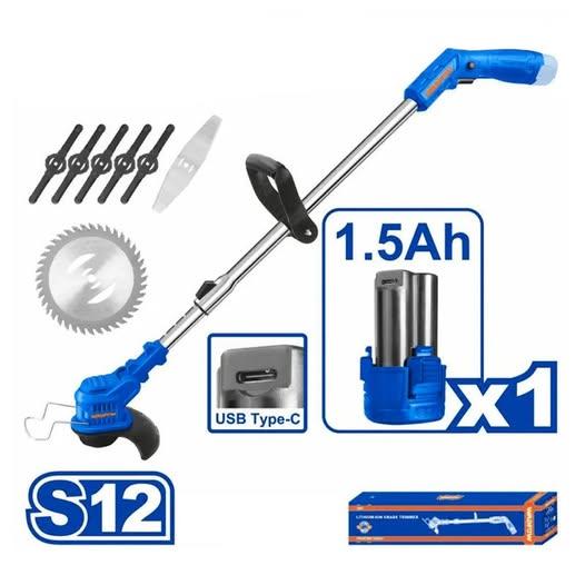 MÁY CẮT CỎ DÙNG PIN 12V (KHÔNG KÈM DÂY & ĐẦU SẠC) WADFOW WGTS512 - HÀNG CHÍNH HÃNG