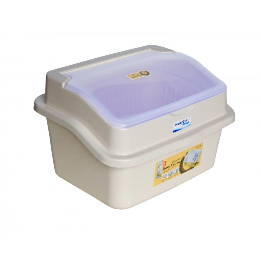 Khay úp bát đĩa nhà bếp có nắp đậy cao cấp size M