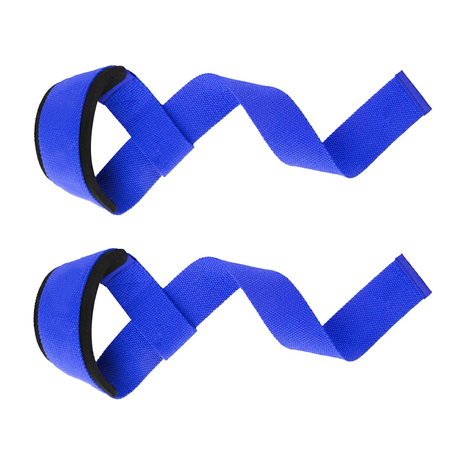 1 Pair Weight Lifting Straps Gym Wrist Wraps Lifting Straps Strength Training Weightlifting Wrist Straps for Dumbbell Bodybuilding Deadlifts