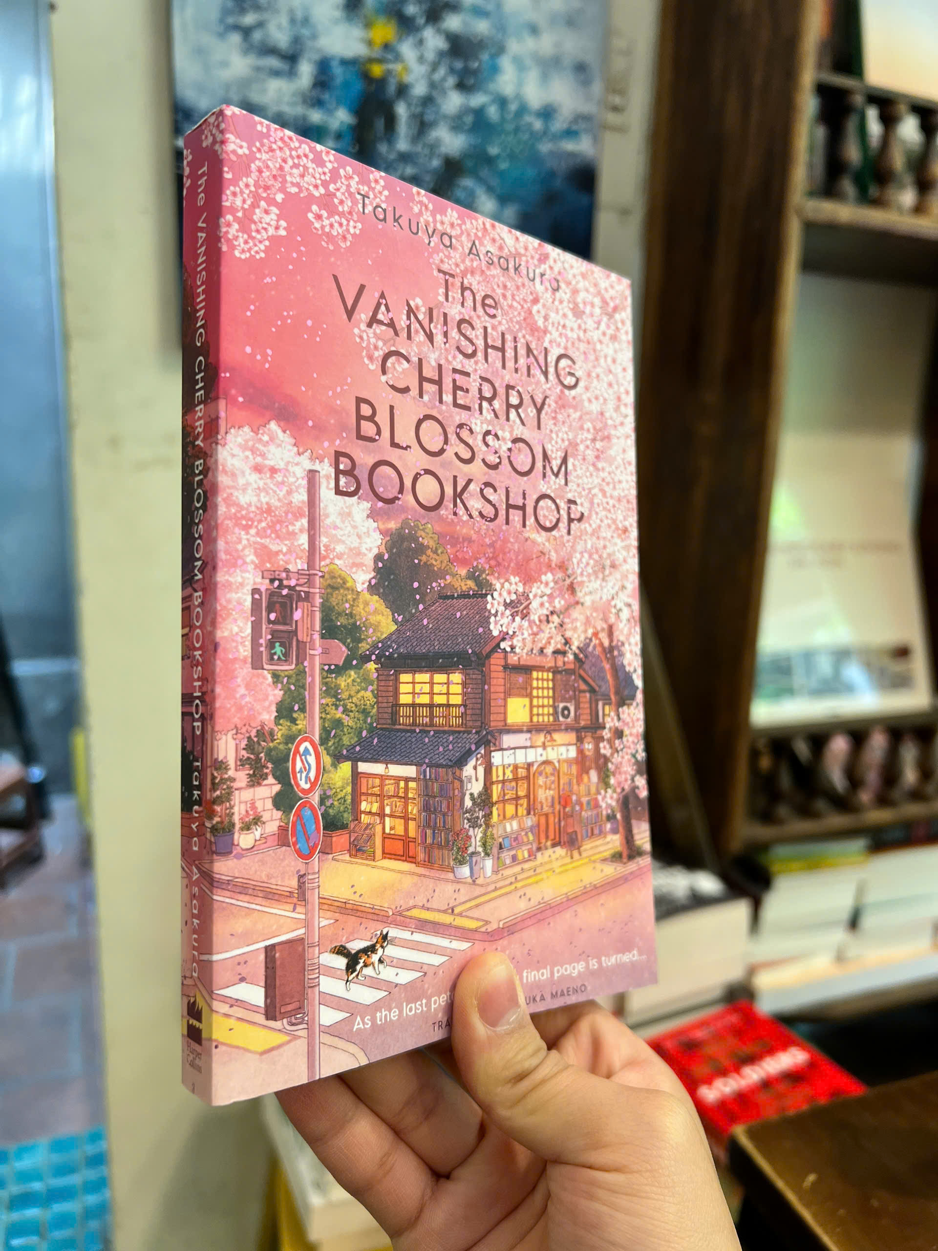 Sách - The Vanishing Cherry Blossom Bookshop by Takuya Asakura | Japanese Literature / Ngoại văn