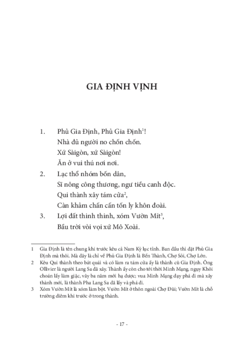 Gia Định Phong Cảnh Vịnh _TRE