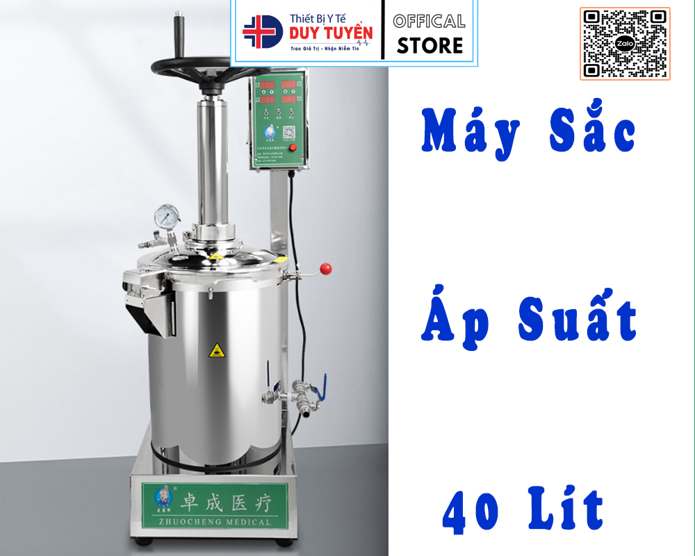 Máy Sắc Thuốc Kèm Đóng Túi Tự Động Áp Suất Cao 20-40L Riêng Biệt