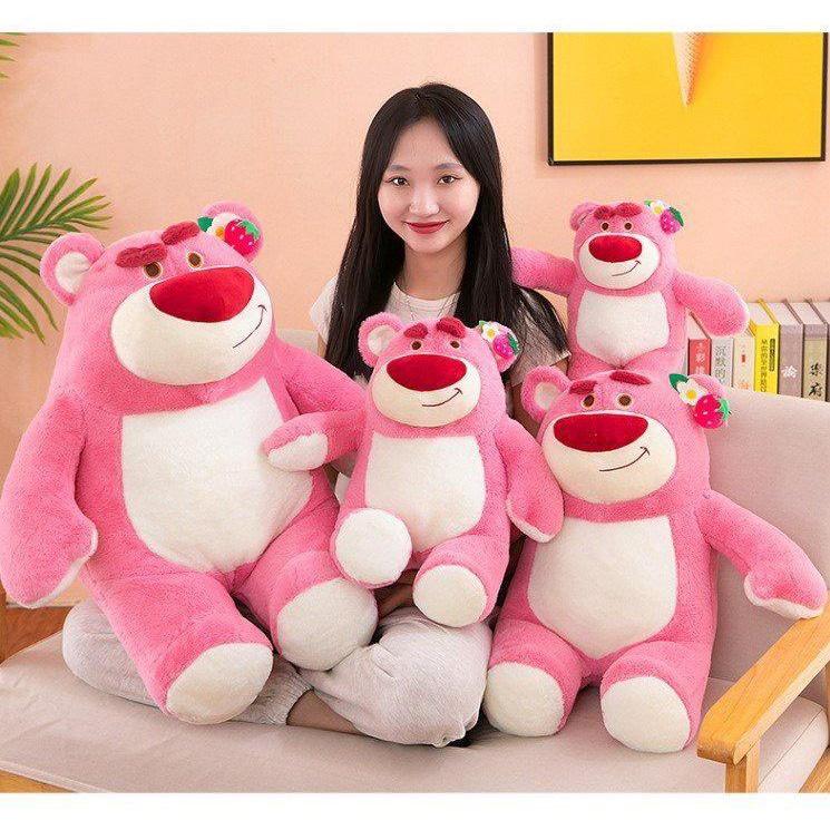 Gấu Lotso ngồi béo ú siêu dễ thương kích thước 50-90cm