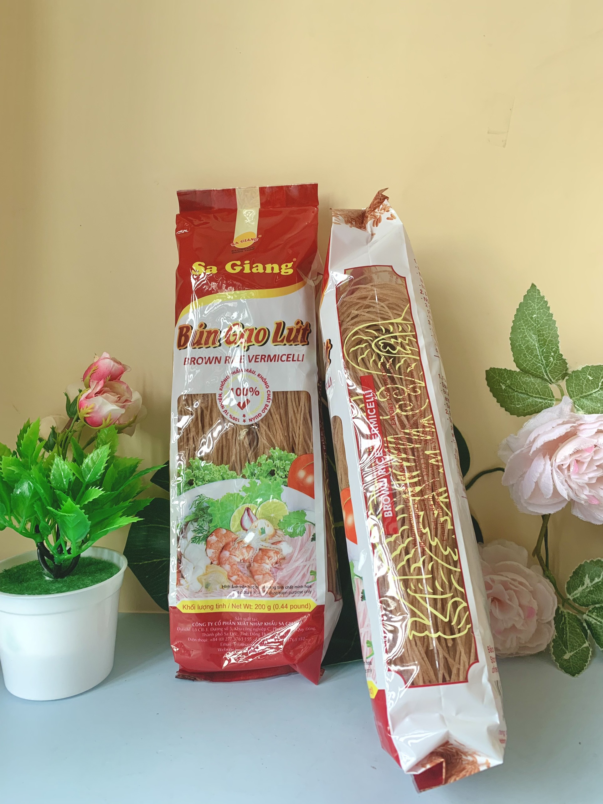 Bún Gạo Lứt Sa Giang 200g