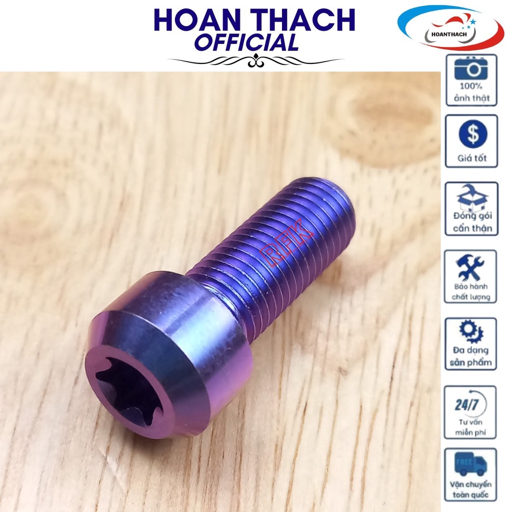 Ốc Gr5 10L25 Trụ Tím Dùng cho nhiều dòng xe SP010586 (giá 1 con)