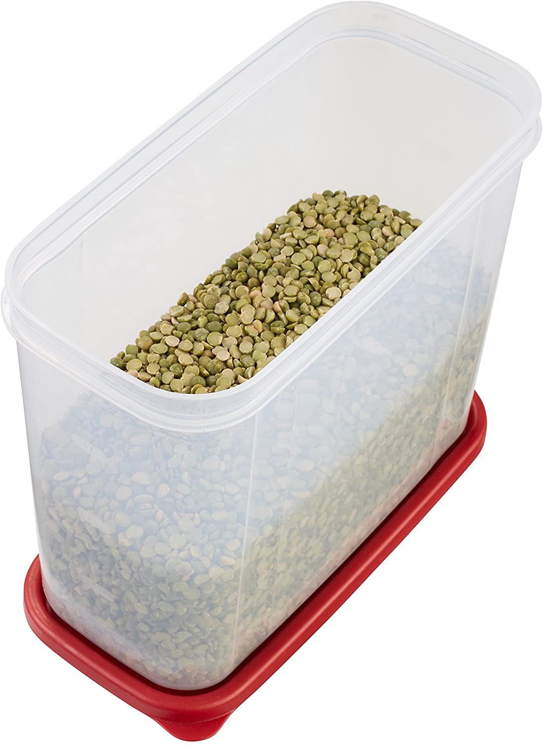 Hộp đựng đồ khô nguyên sinh nhựa nắp đỏ Rubbermaid USA size 3.8L