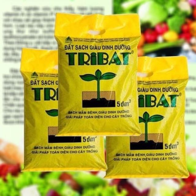 Đất Tribat trồng rau sạch, cây cảnh 5dm3