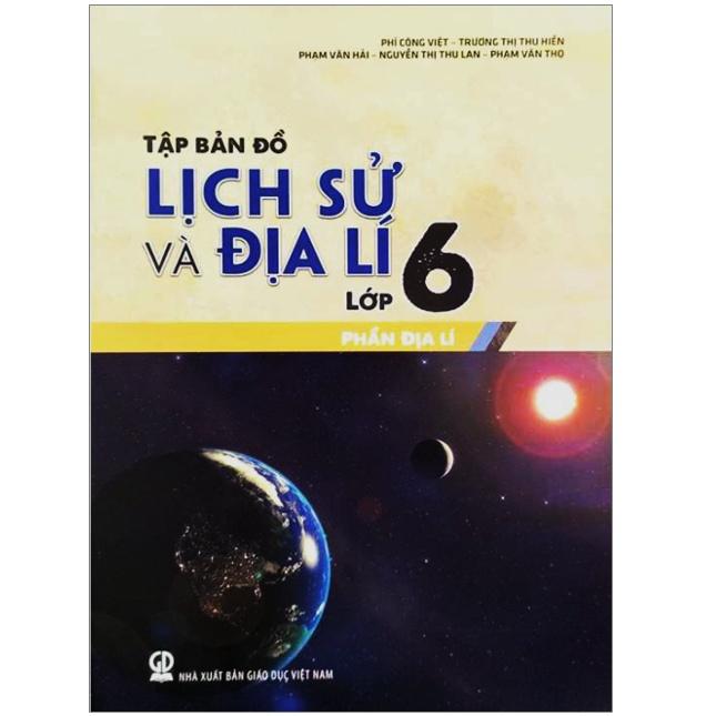 Sách - Combo Tập Bản Đồ Lịch Sử Và Địa Lí Lớp 6