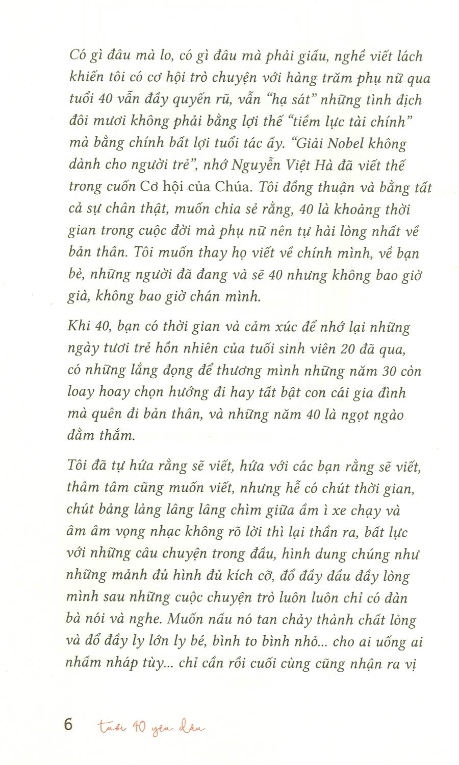 Tuổi 40 Yêu Dấu (Tản Văn) (Tái bản 2023)