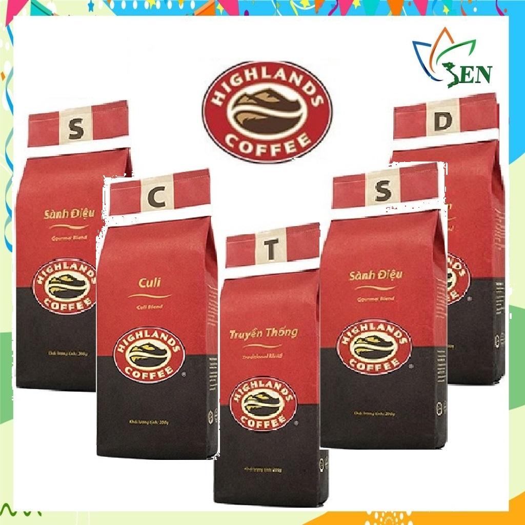 Combo 3 gói Cà phê Rang xay Culi Highlands coffee 200g